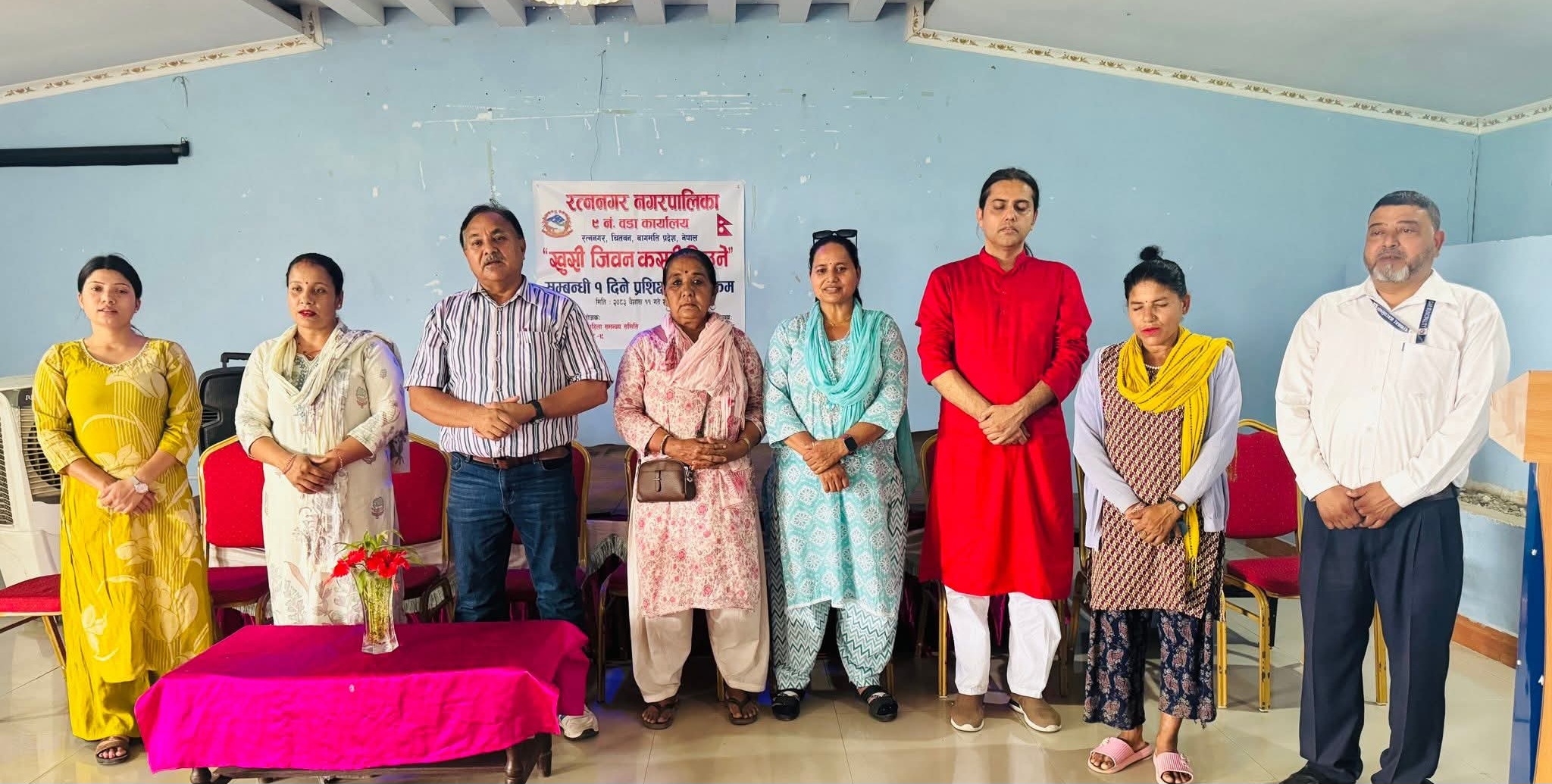 एकल महिलालाई जीवनजीउने कला सम्बन्धी प्रशिक्षण