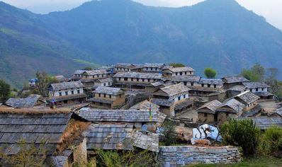 घान्द्रुकमा पर्यटकीय चहलपहल