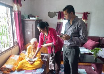 घरघरमै पुगेर सामाजिक सुरक्षा भत्ता वितरण, २० जना लाभग्राही लाभान्वित