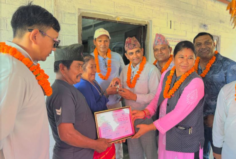 घर पाए, अब लालपुर्जाको पर्खाइमा कालिकाका सुकुम्बासी