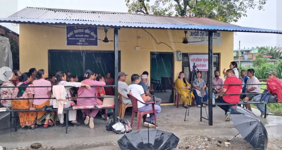 जलदेवी टोल विकास संस्थाको सार्वजनिक सुनुवाइ, पाली निर्माणमा १ लाख १७ हजार खर्च