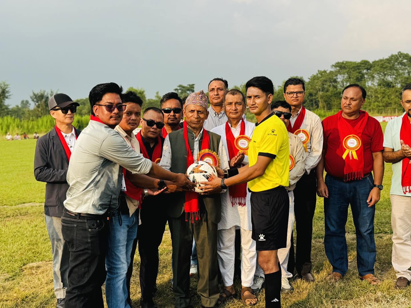 टिकौलीचौरमा प्रथम पञ्चकन्या गोल्डकप सुरु, उद्घाटन खेलमा एन्फा मकवानपुरको शानदार जित